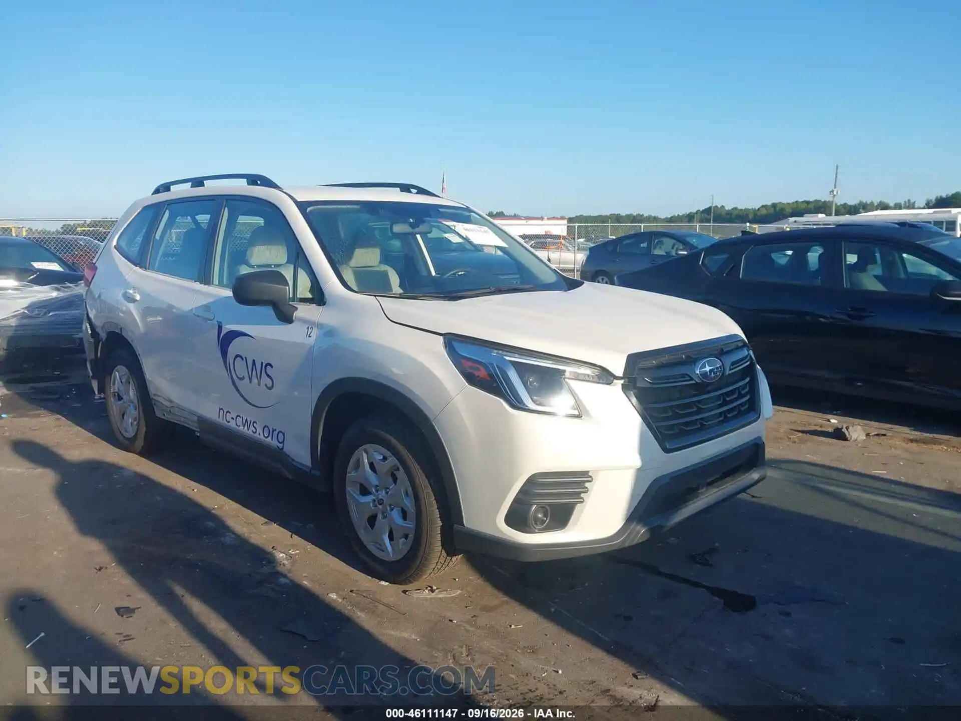 1 Photograph of a damaged car JF2SKACCXPH467468 SUBARU FORESTER 2023