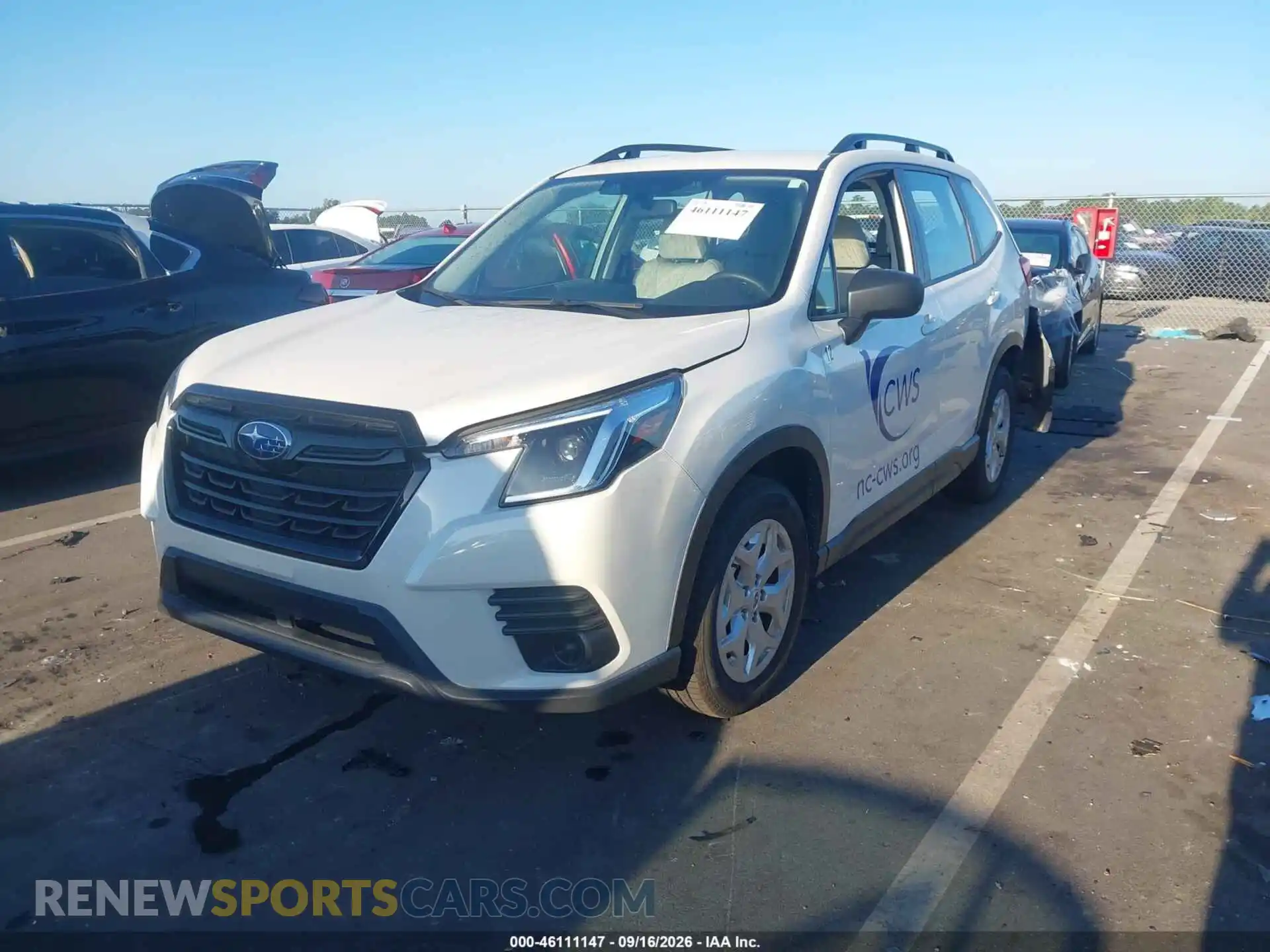 2 Photograph of a damaged car JF2SKACCXPH467468 SUBARU FORESTER 2023