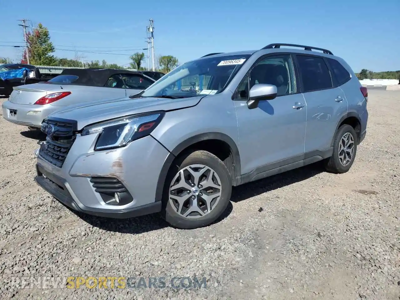 1 Photograph of a damaged car JF2SKADC0PH499408 SUBARU FORESTER 2023