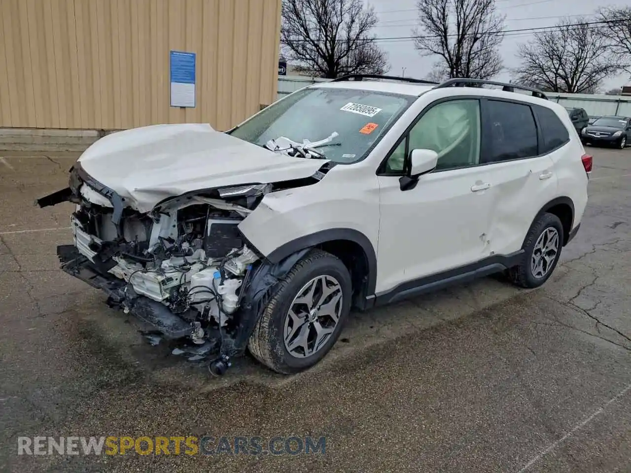 1 Photograph of a damaged car JF2SKADC2PH545336 SUBARU FORESTER 2023