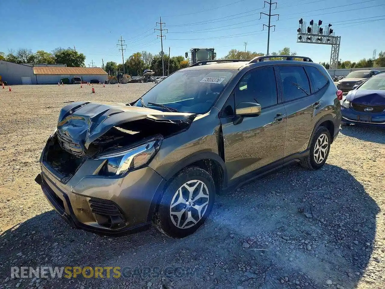 1 fotografías del automóvil dañado JF2SKADC3PH447903 SUBARU FORESTER 2023