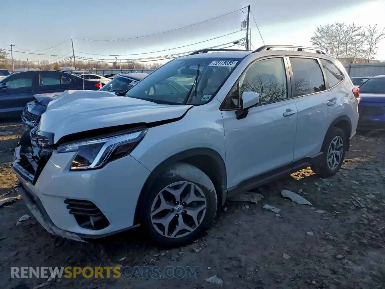 1 Photograph of a damaged car JF2SKADC3PH548729 SUBARU FORESTER 2023