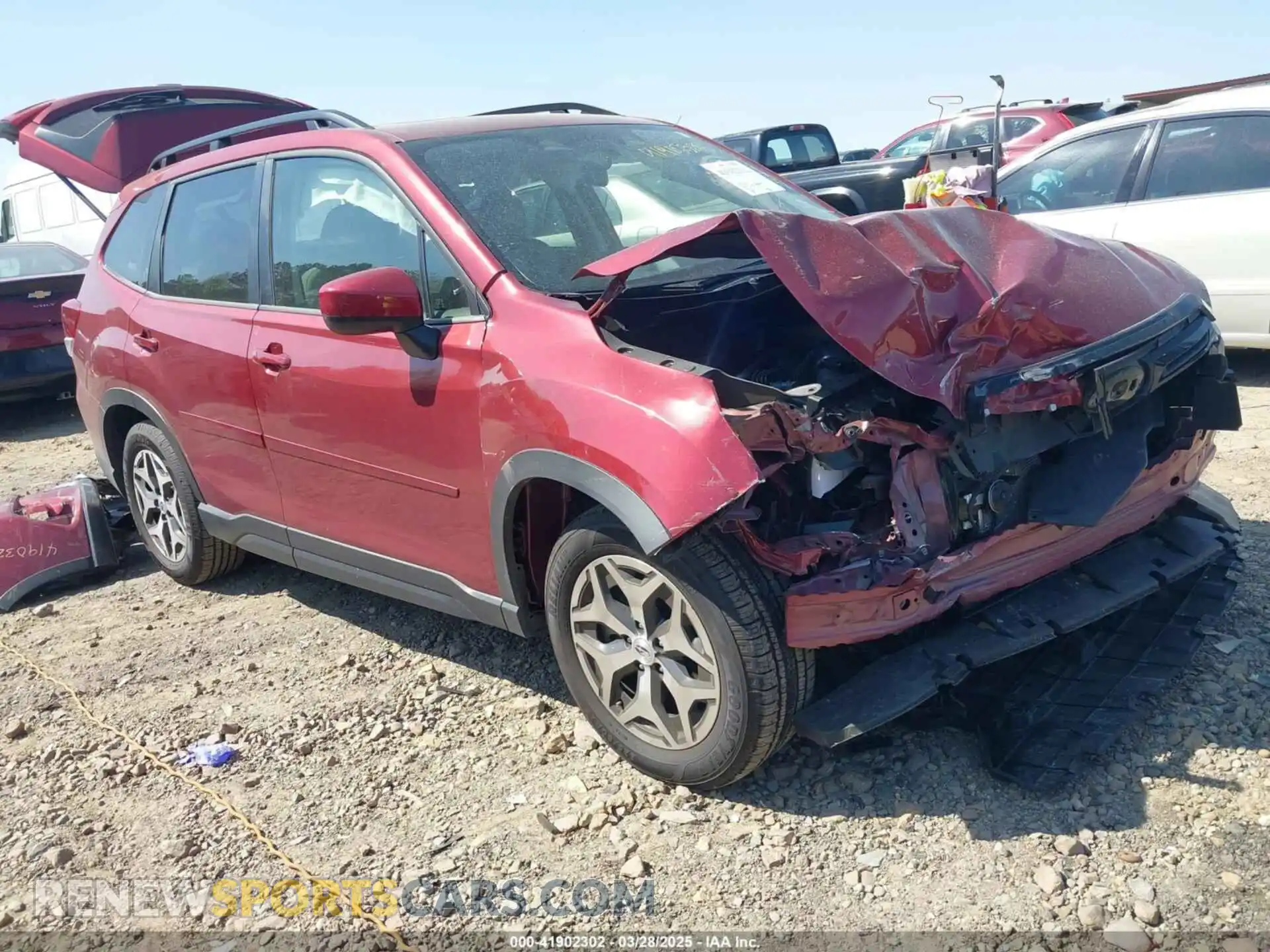 1 Photograph of a damaged car JF2SKADC4PH421892 SUBARU FORESTER 2023