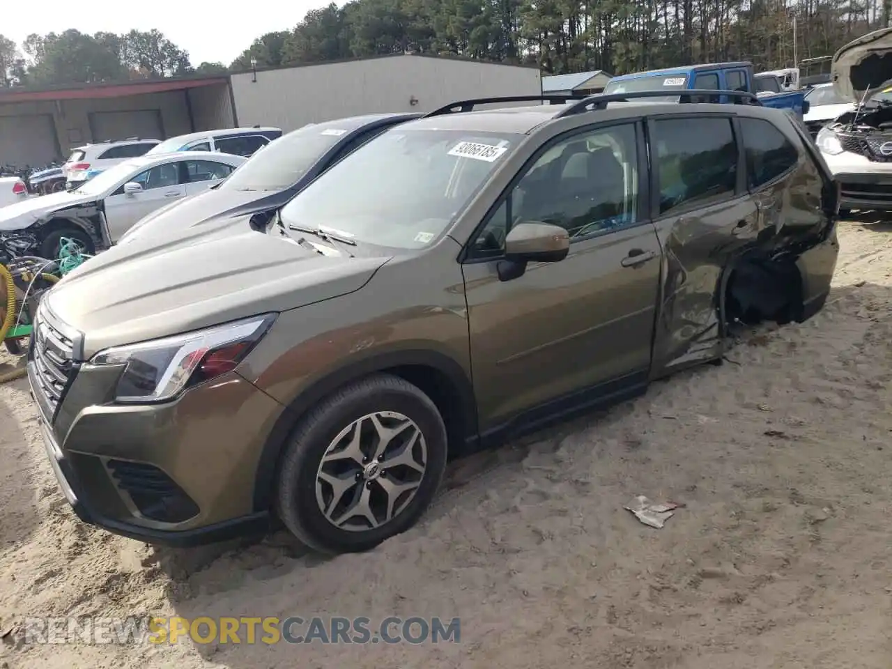 1 Photograph of a damaged car JF2SKADC4PH427675 SUBARU FORESTER 2023