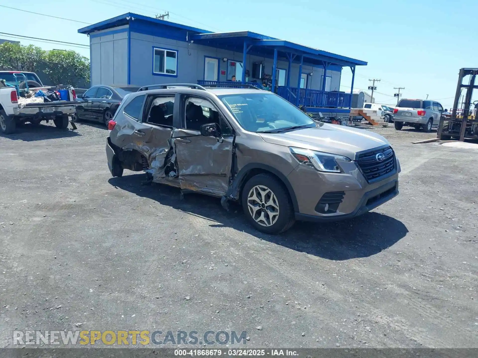 1 Photograph of a damaged car JF2SKADC4PH516937 SUBARU FORESTER 2023