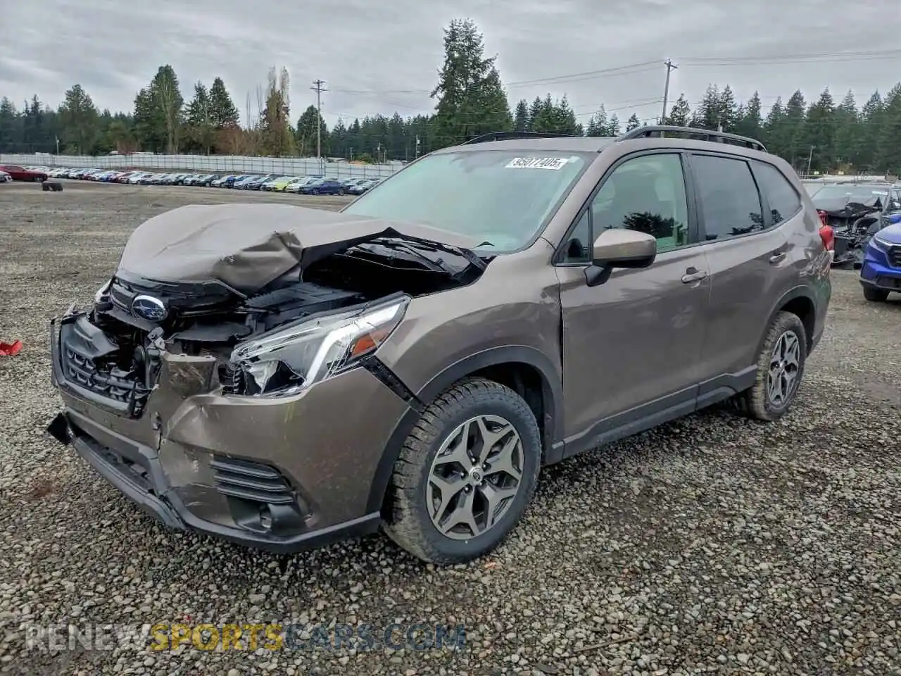 1 Photograph of a damaged car JF2SKADC4PH535133 SUBARU FORESTER 2023