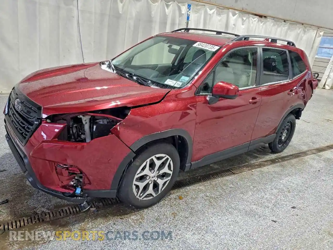 1 Photograph of a damaged car JF2SKADC8PH456788 SUBARU FORESTER 2023