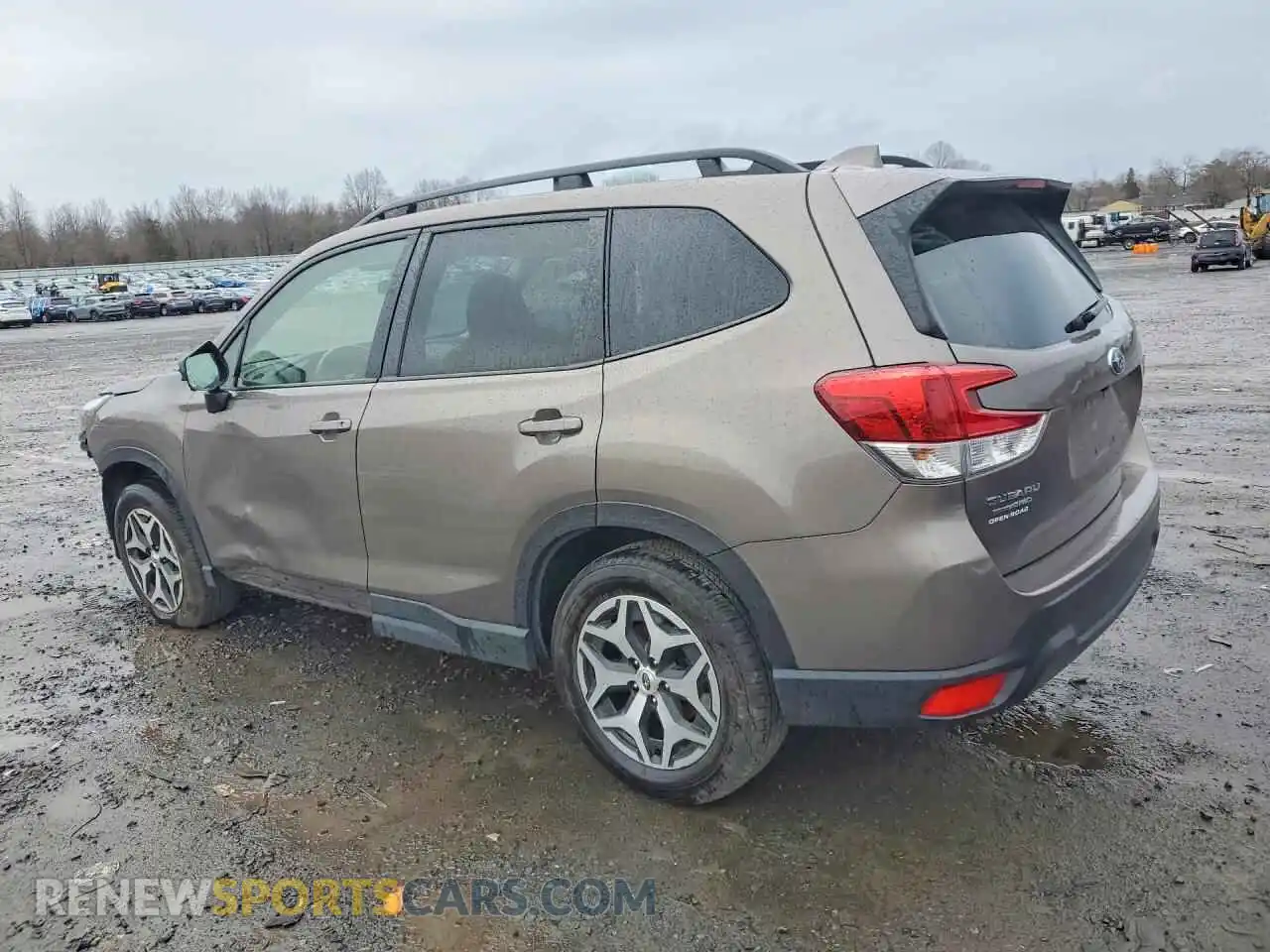 2 fotografías del automóvil dañado JF2SKADC9PH505643 SUBARU FORESTER 2023