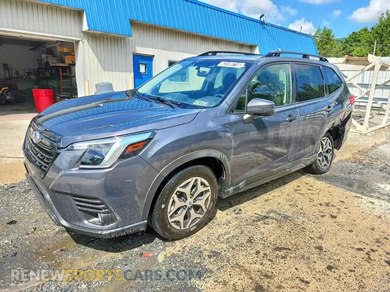 1 Photograph of a damaged car JF2SKADC9PH514732 SUBARU FORESTER 2023