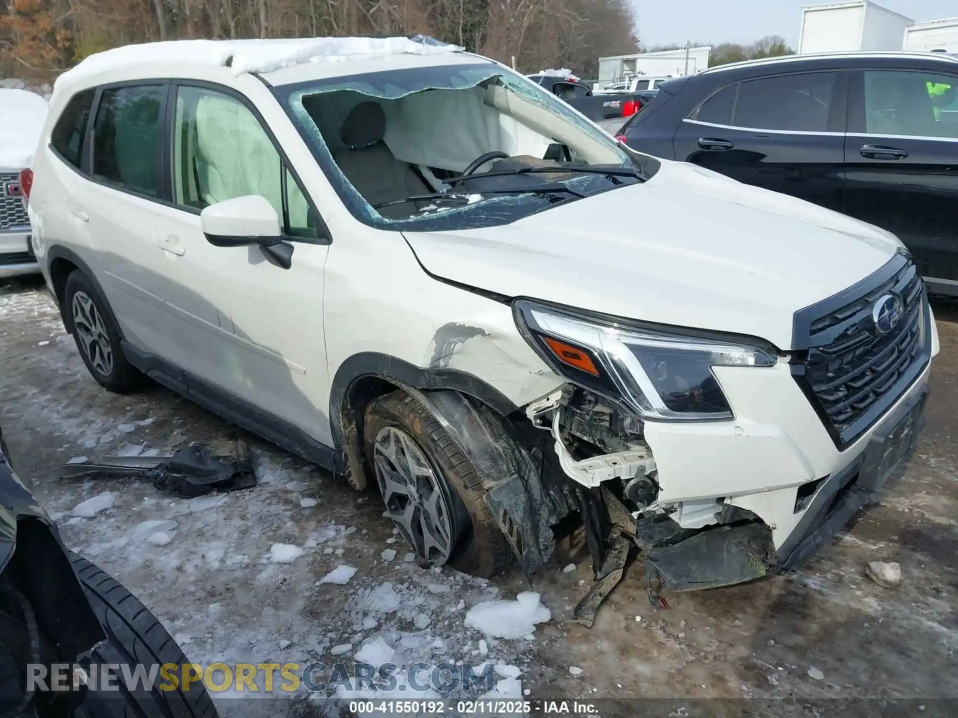 1 Photograph of a damaged car JF2SKAEC0PH418390 SUBARU FORESTER 2023