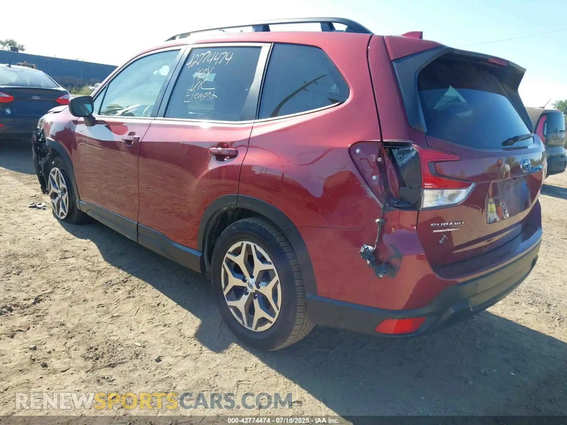 3 Photograph of a damaged car JF2SKAEC0PH460025 SUBARU FORESTER 2023