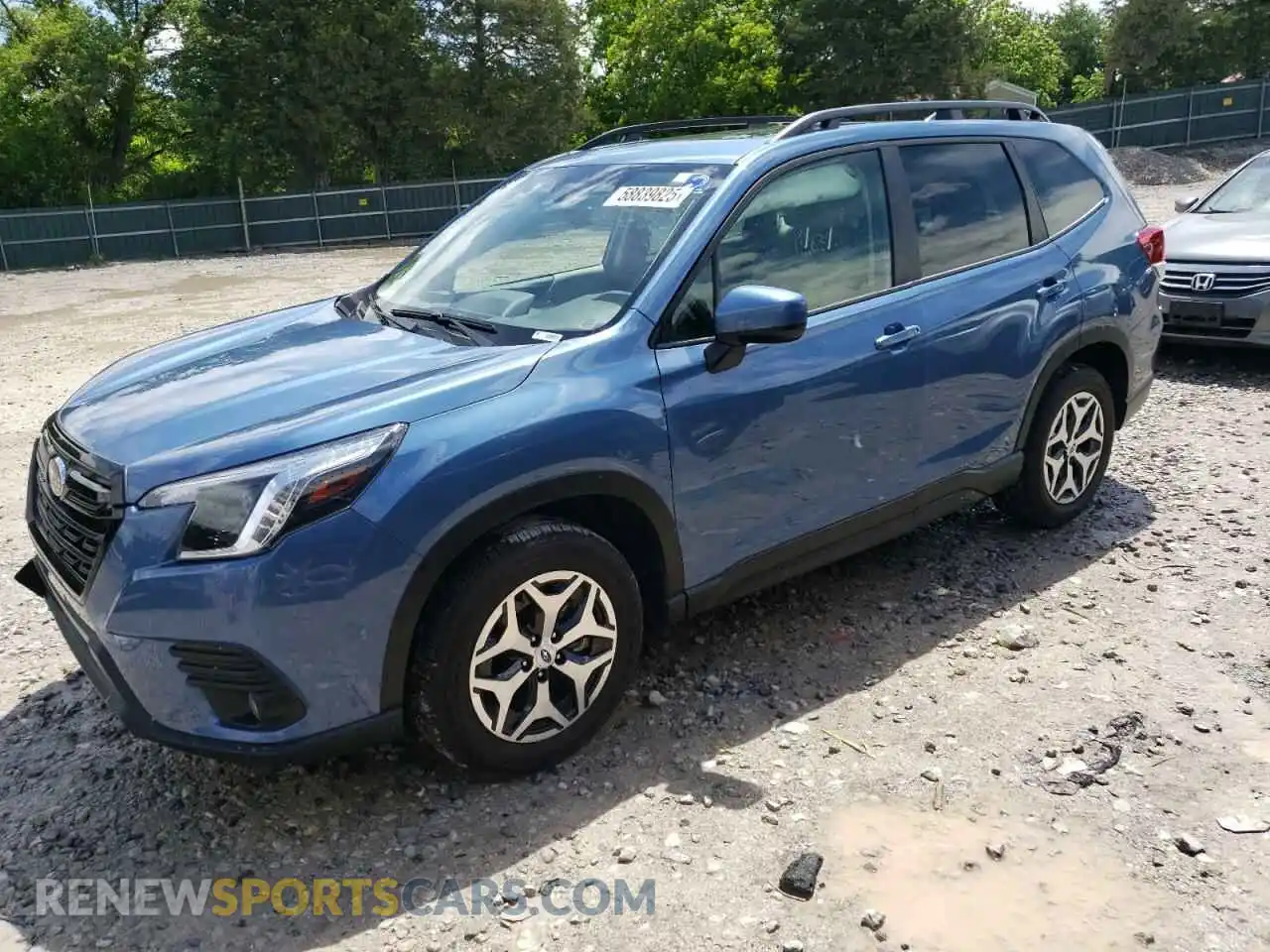 1 Photograph of a damaged car JF2SKAEC3PH513669 SUBARU FORESTER 2023