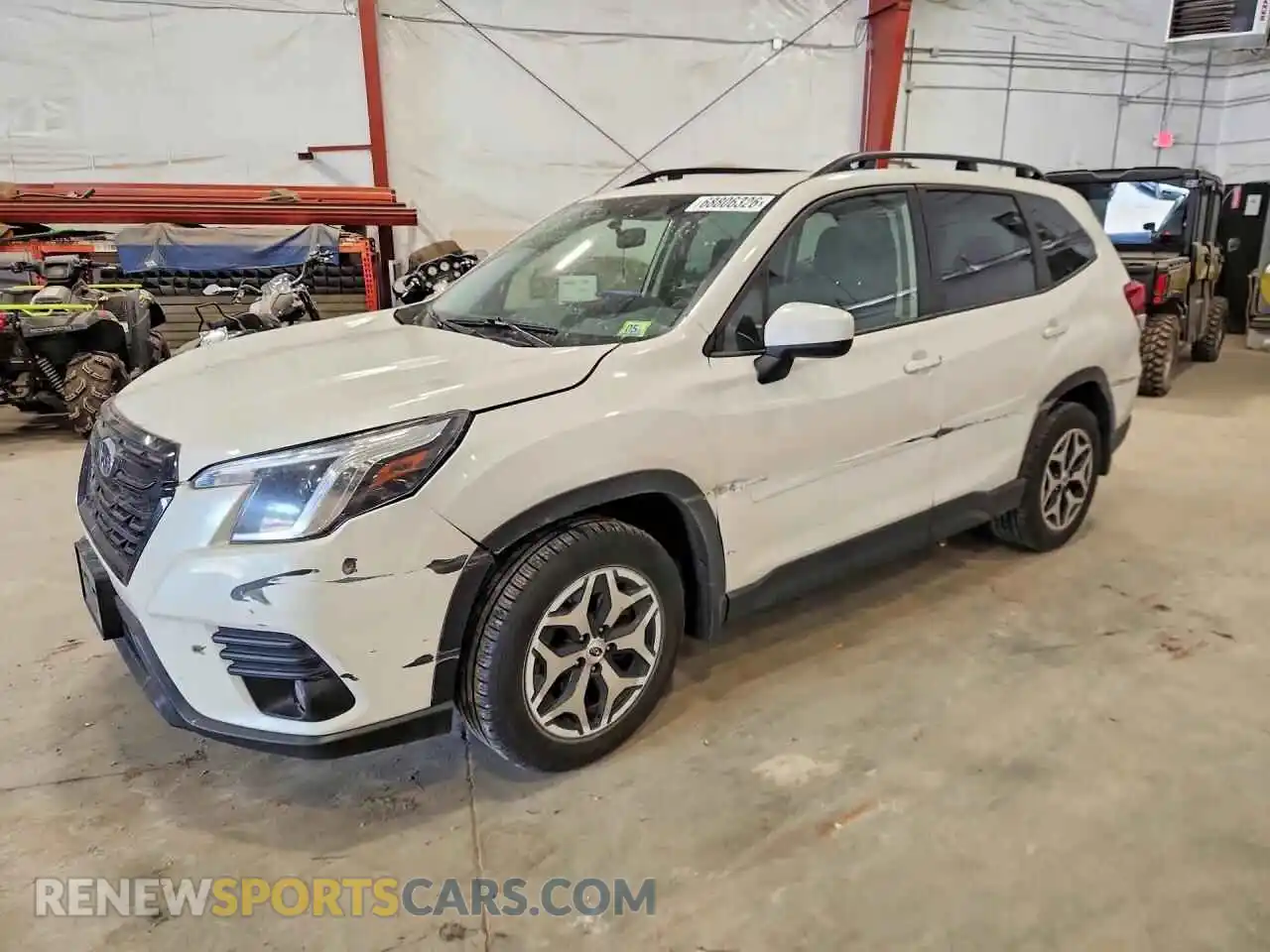 1 Photograph of a damaged car JF2SKAEC4PH462568 SUBARU FORESTER 2023