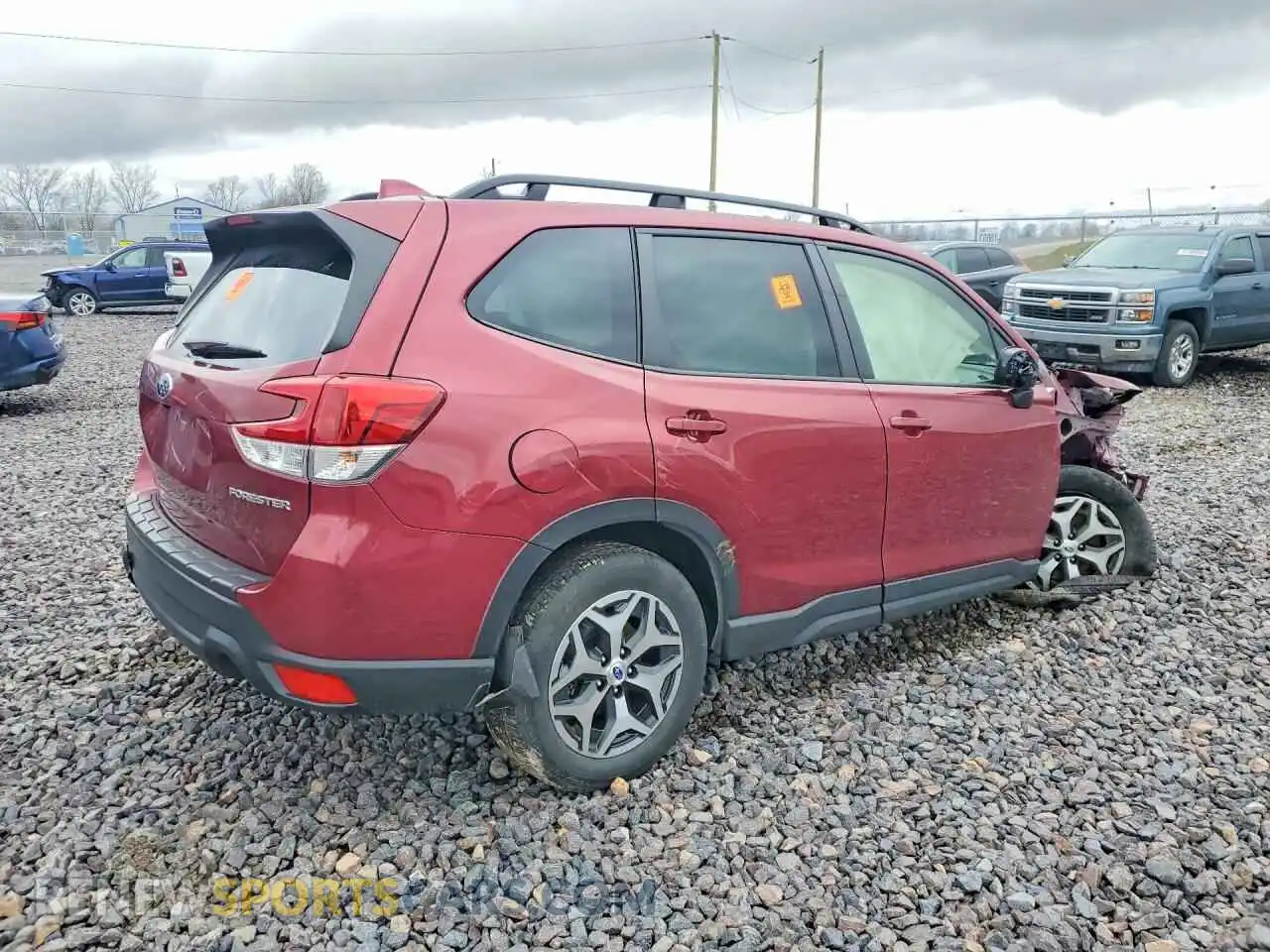 3 Photograph of a damaged car JF2SKAEC4PH468953 SUBARU FORESTER 2023