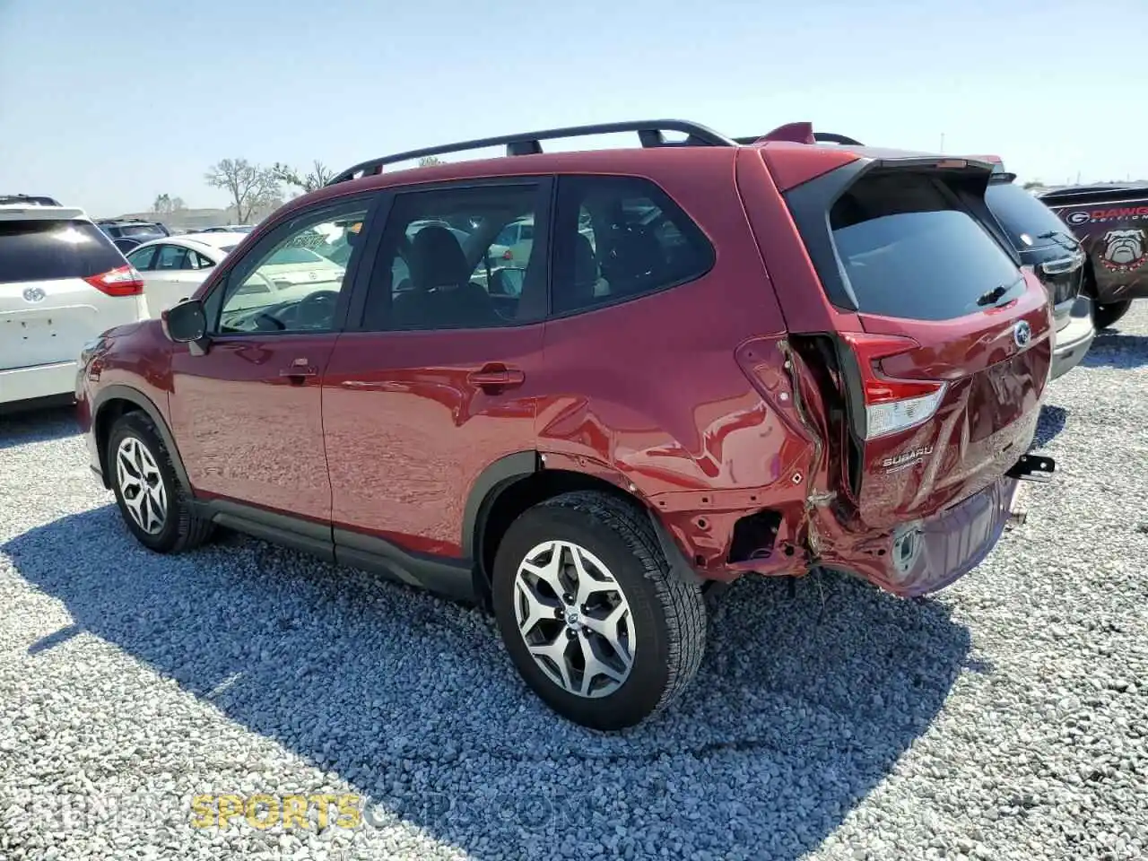 2 Photograph of a damaged car JF2SKAEC4PH495876 SUBARU FORESTER 2023