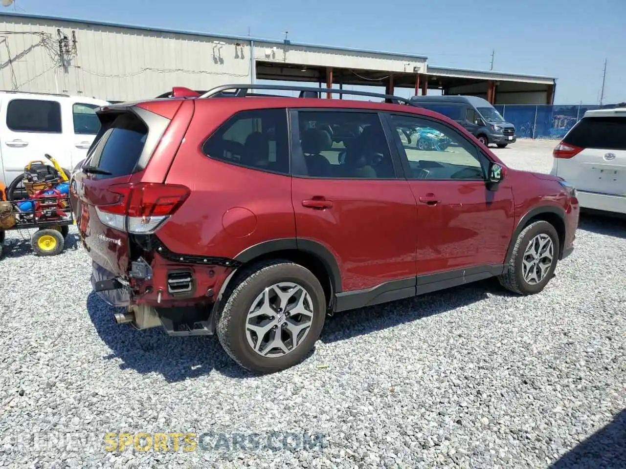 3 Photograph of a damaged car JF2SKAEC4PH495876 SUBARU FORESTER 2023