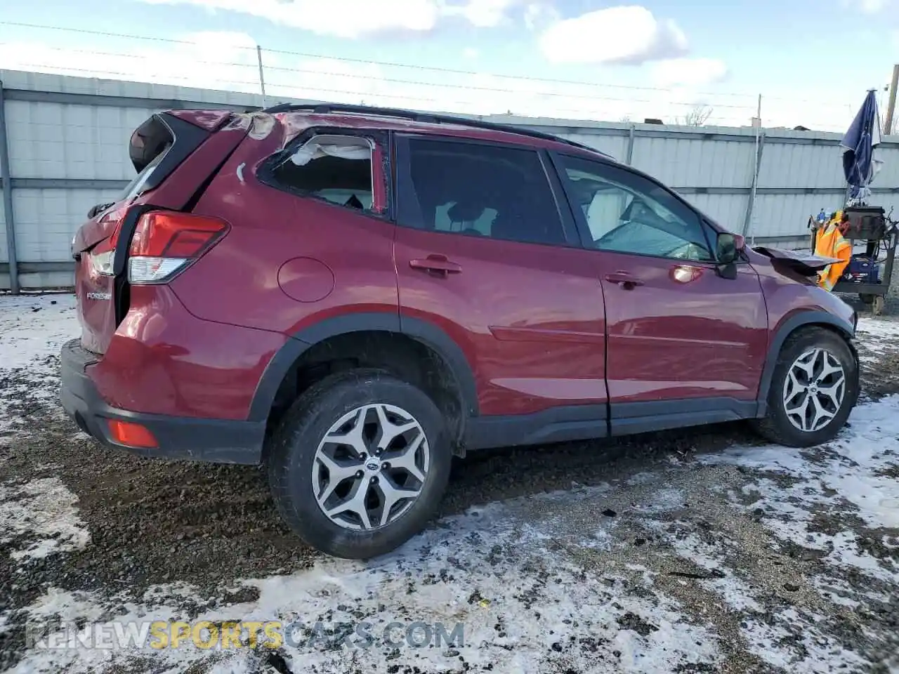 3 Photograph of a damaged car JF2SKAEC5PH420703 SUBARU FORESTER 2023
