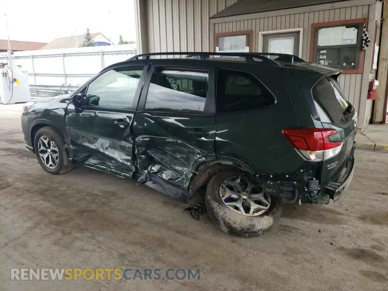 2 Photograph of a damaged car JF2SKAEC6PH446128 SUBARU FORESTER 2023