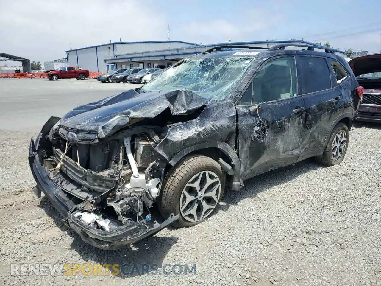 1 Photograph of a damaged car JF2SKAEC7PH417348 SUBARU FORESTER 2023