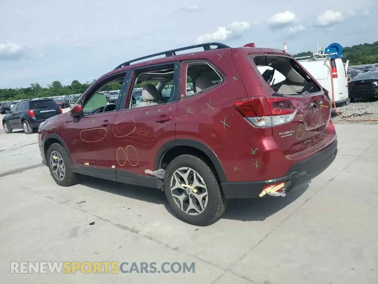 2 Photograph of a damaged car JF2SKAEC7PH418855 SUBARU FORESTER 2023