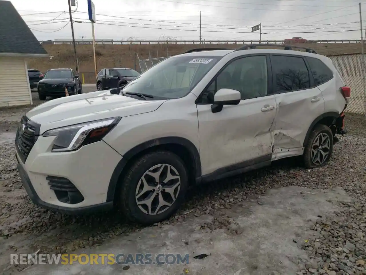1 Photograph of a damaged car JF2SKAEC7PH474987 SUBARU FORESTER 2023