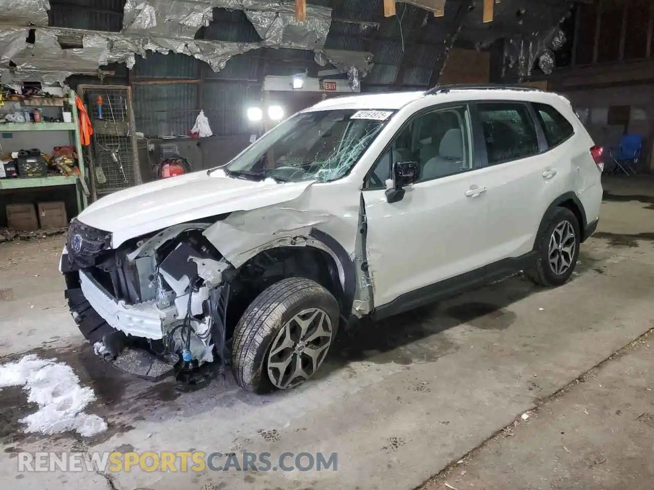 1 Photograph of a damaged car JF2SKAEC8PH493130 SUBARU FORESTER 2023