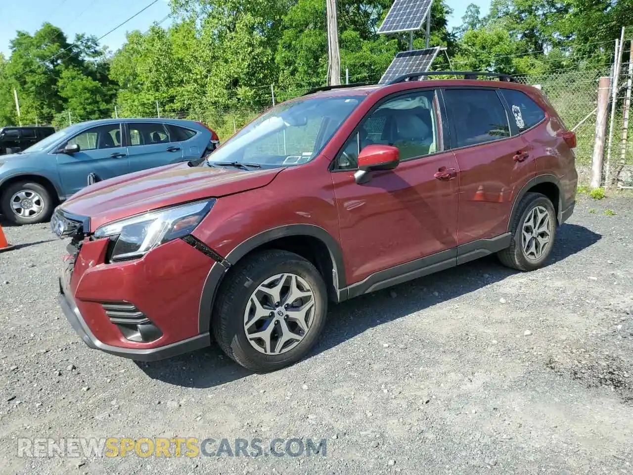 1 Photograph of a damaged car JF2SKAEC8PH512288 SUBARU FORESTER 2023