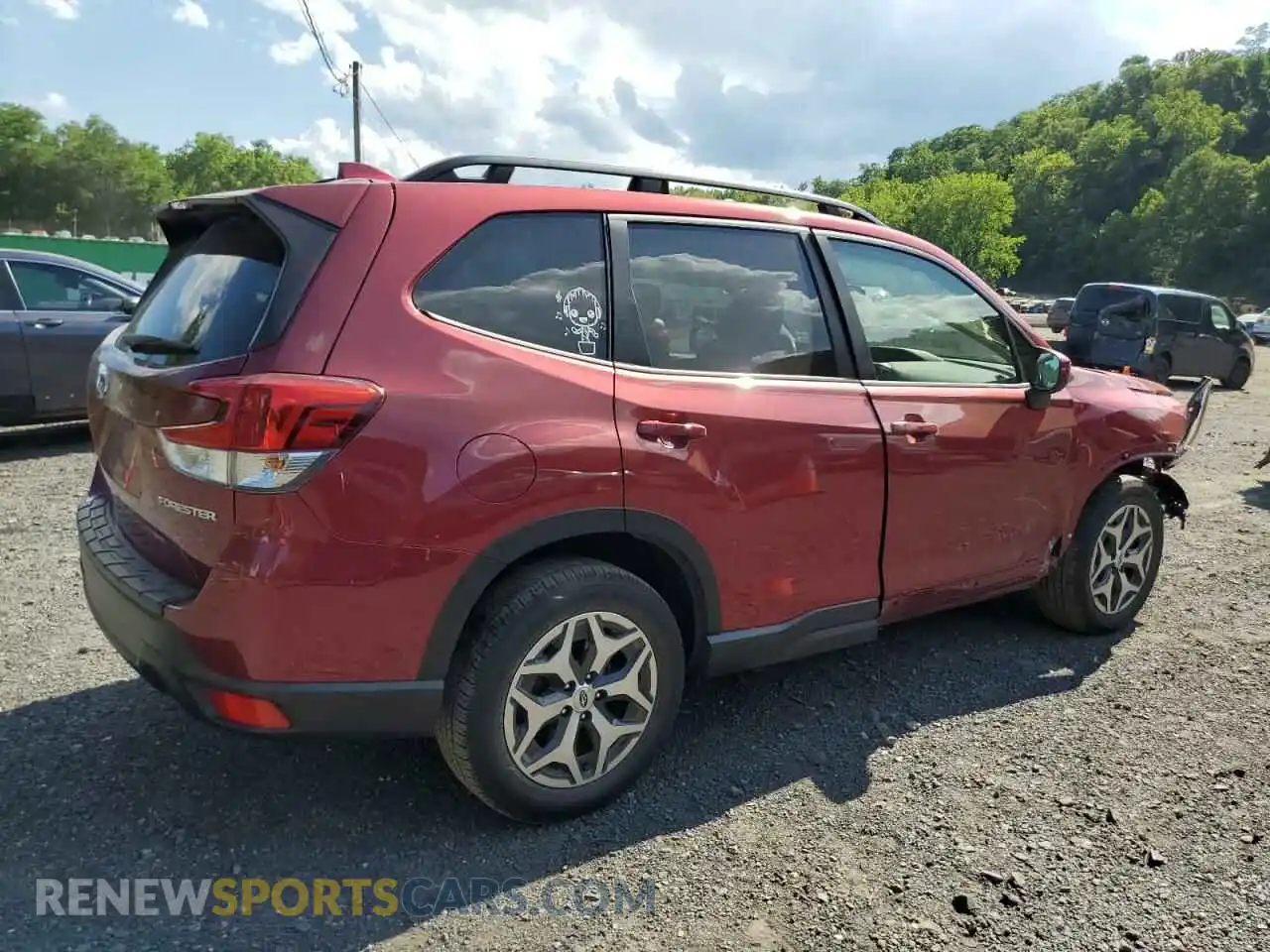 3 Photograph of a damaged car JF2SKAEC8PH512288 SUBARU FORESTER 2023