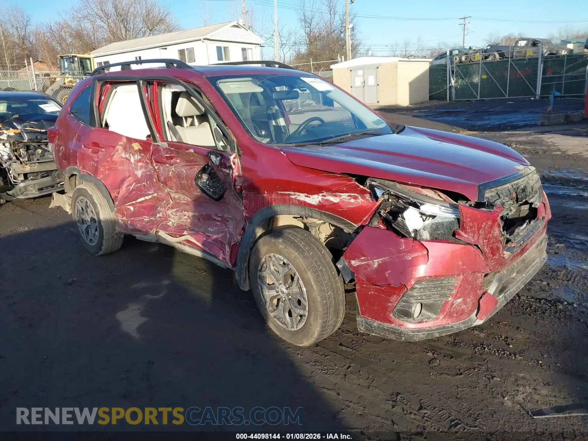1 Photograph of a damaged car JF2SKAEC9PH498935 SUBARU FORESTER 2023