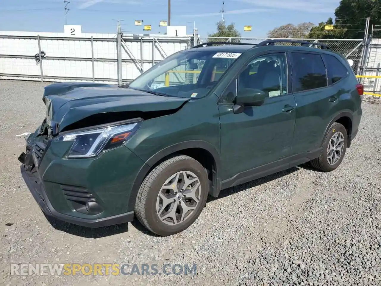 1 Photograph of a damaged car JF2SKAECXPH533143 SUBARU FORESTER 2023