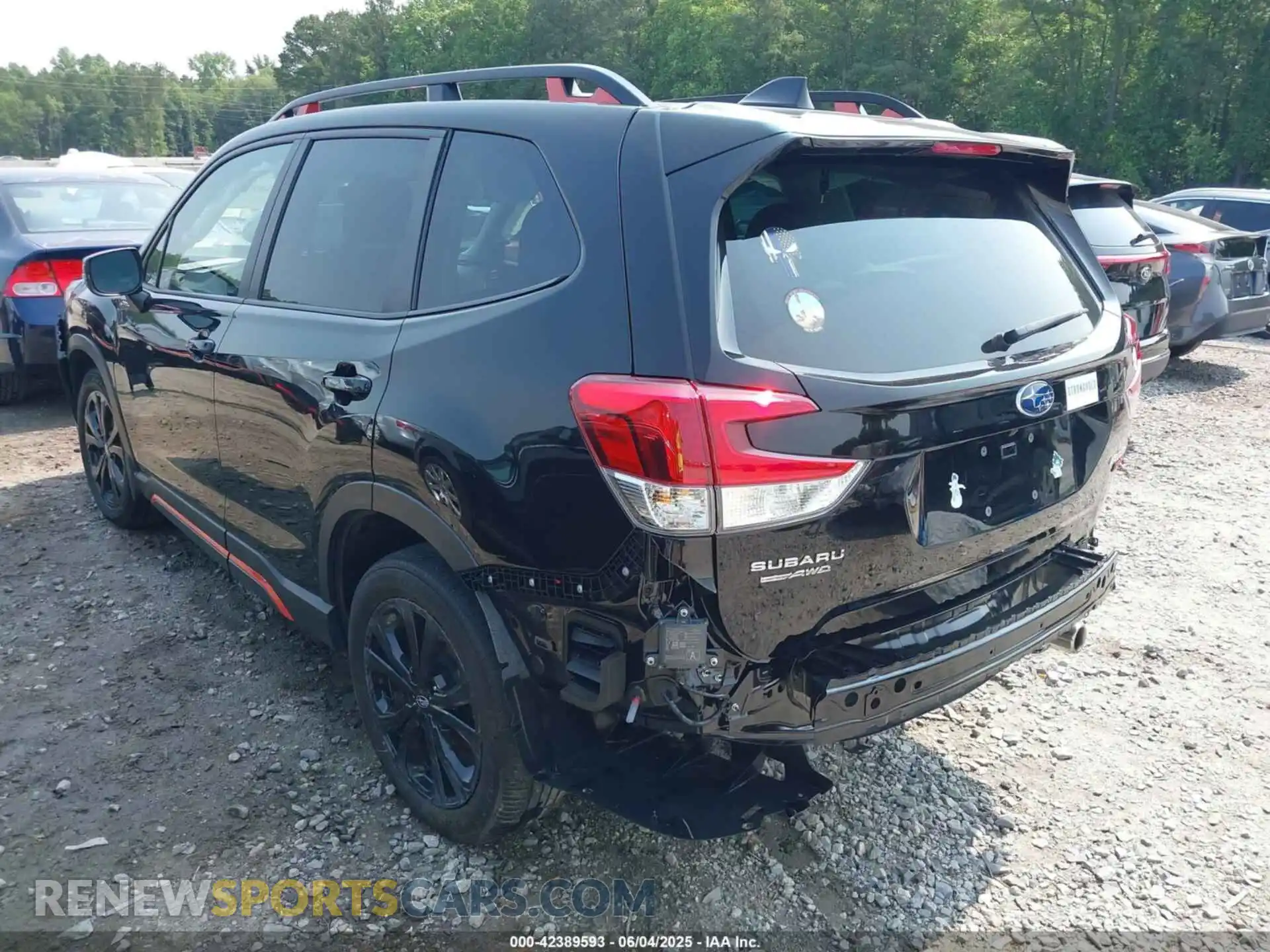 3 Photograph of a damaged car JF2SKAGC0PH538302 SUBARU FORESTER 2023