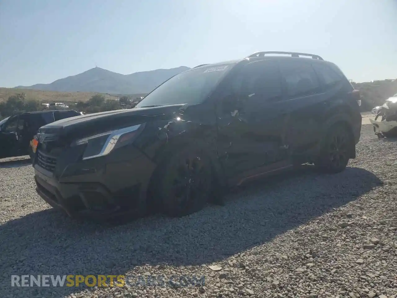 1 Photograph of a damaged car JF2SKAGC4PH433584 SUBARU FORESTER 2023