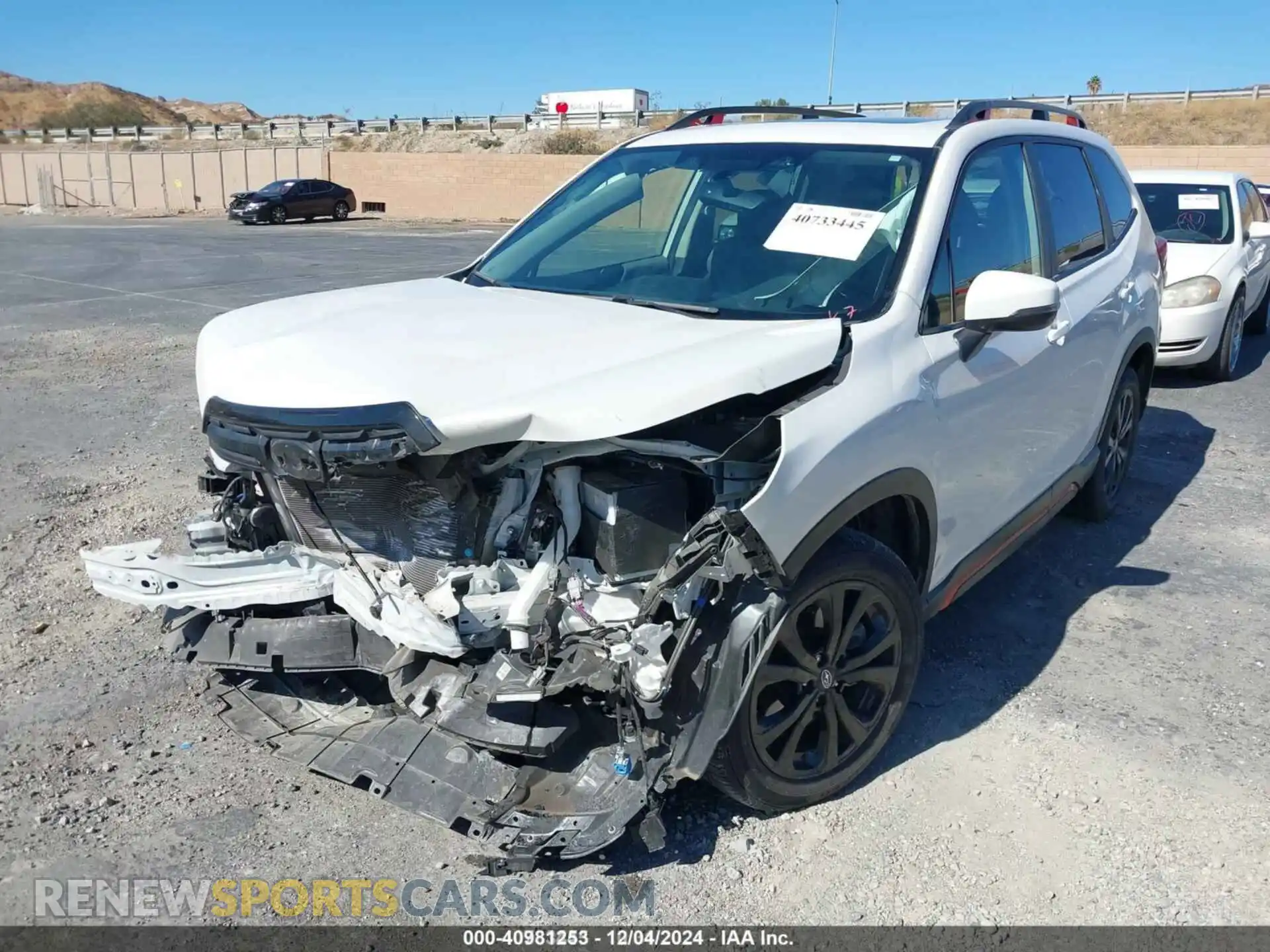 2 Photograph of a damaged car JF2SKAGC9PH477113 SUBARU FORESTER 2023