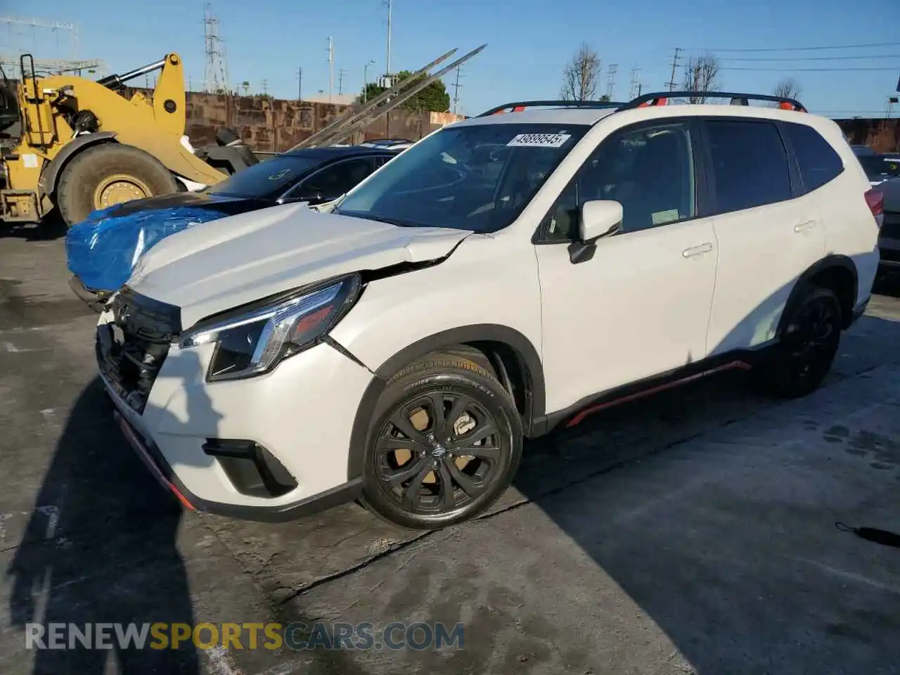 1 Photograph of a damaged car JF2SKAGC9PH484465 SUBARU FORESTER 2023