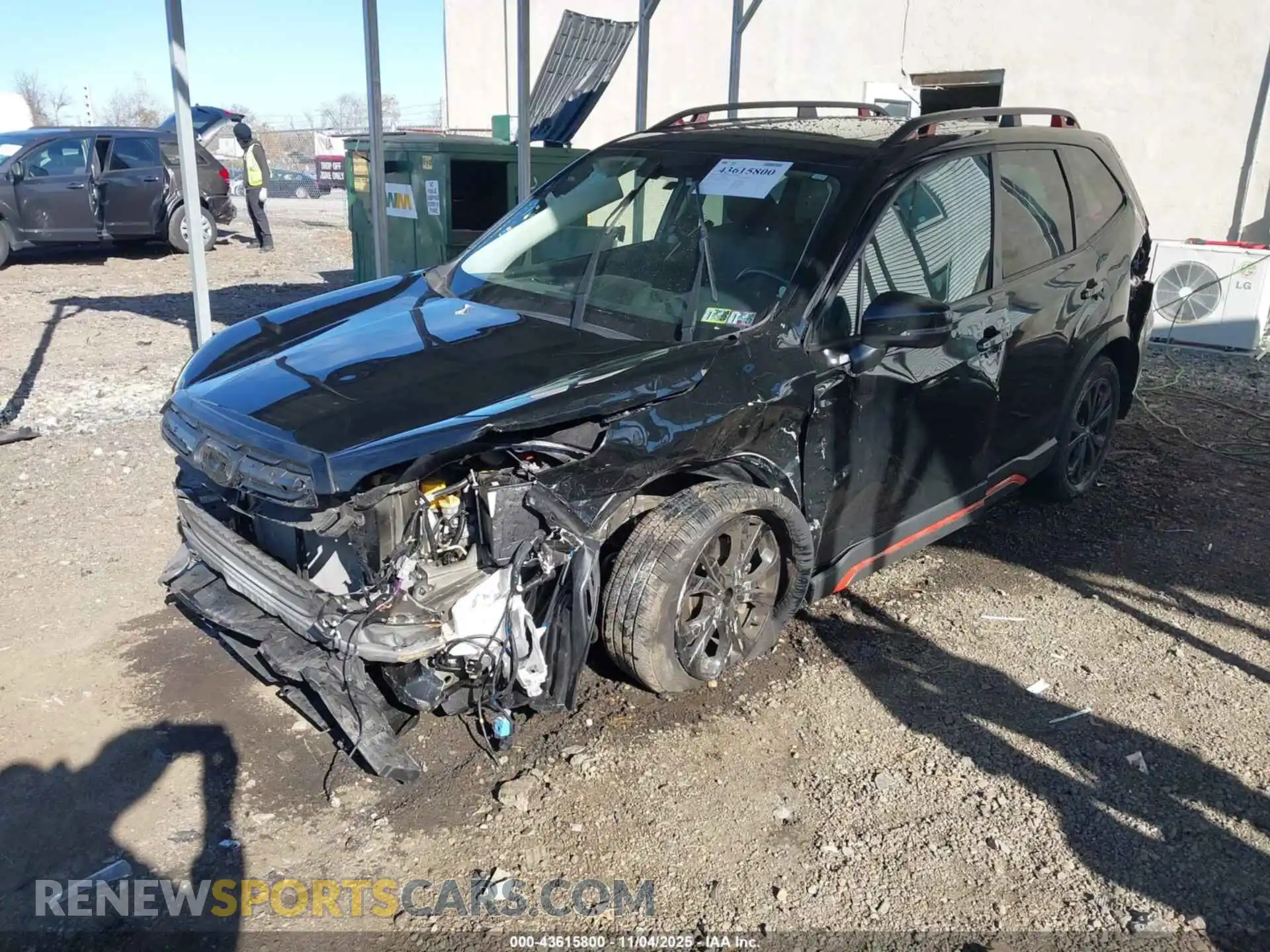 2 Photograph of a damaged car JF2SKAJC1PH501946 SUBARU FORESTER 2023
