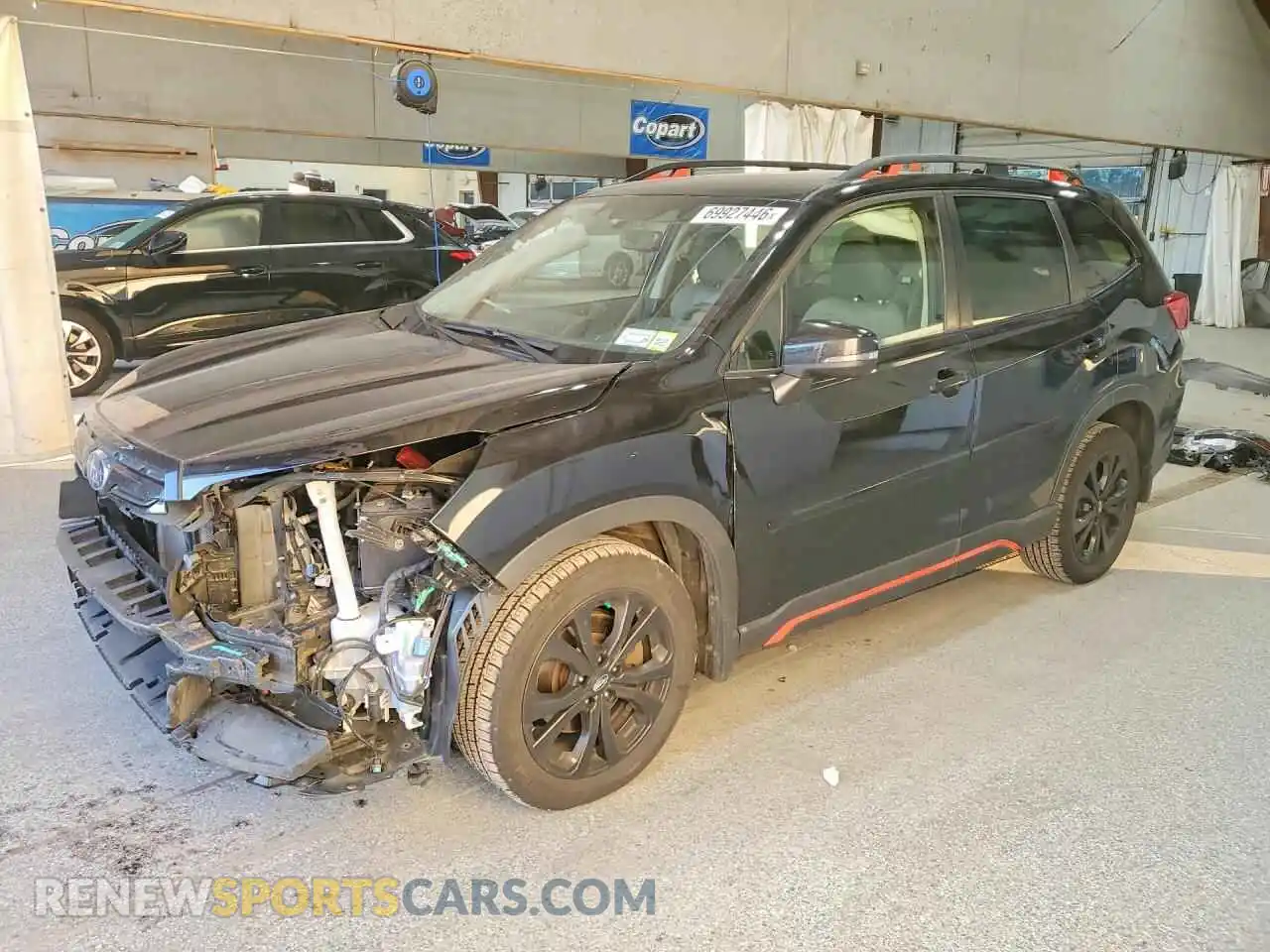 1 Photograph of a damaged car JF2SKAJC2PH422379 SUBARU FORESTER 2023