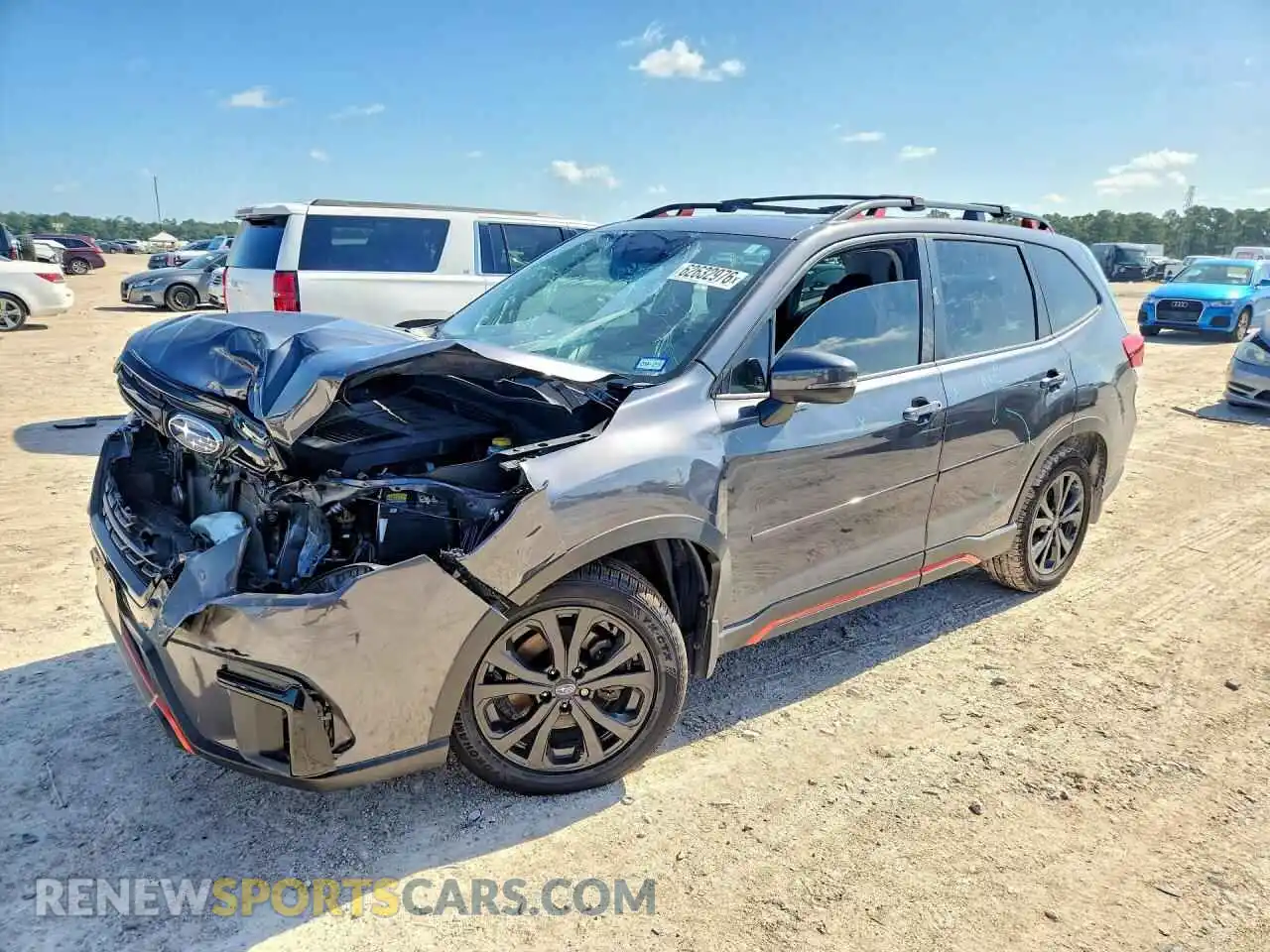 1 Photograph of a damaged car JF2SKAJC5PH447907 SUBARU FORESTER 2023