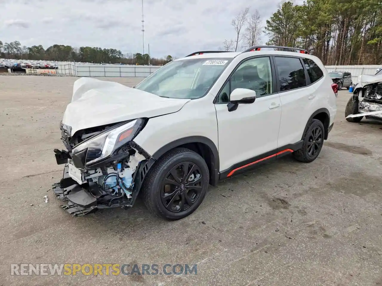 1 Photograph of a damaged car JF2SKAJC7PH517410 SUBARU FORESTER 2023