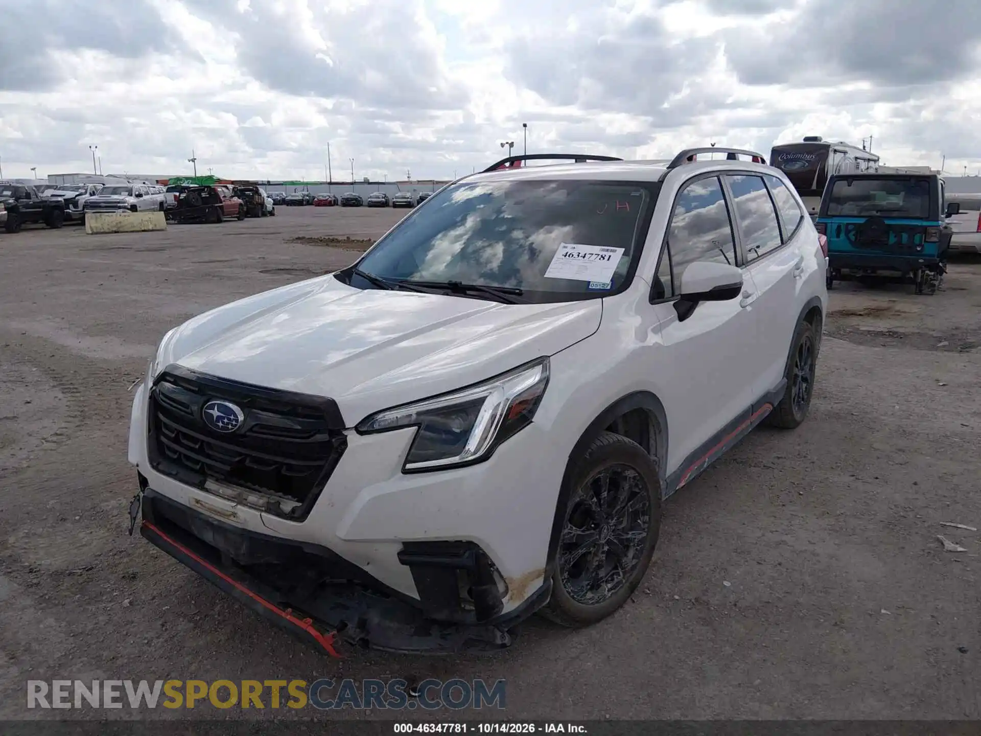 2 Photograph of a damaged car JF2SKAJCXPH403420 SUBARU FORESTER 2023