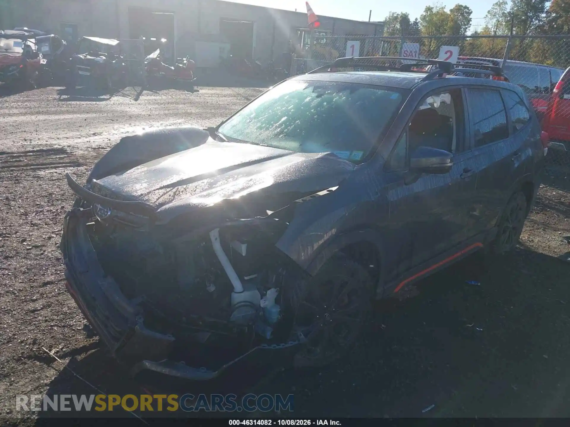 2 fotografías del automóvil dañado JF2SKAJCXPH471717 SUBARU FORESTER 2023