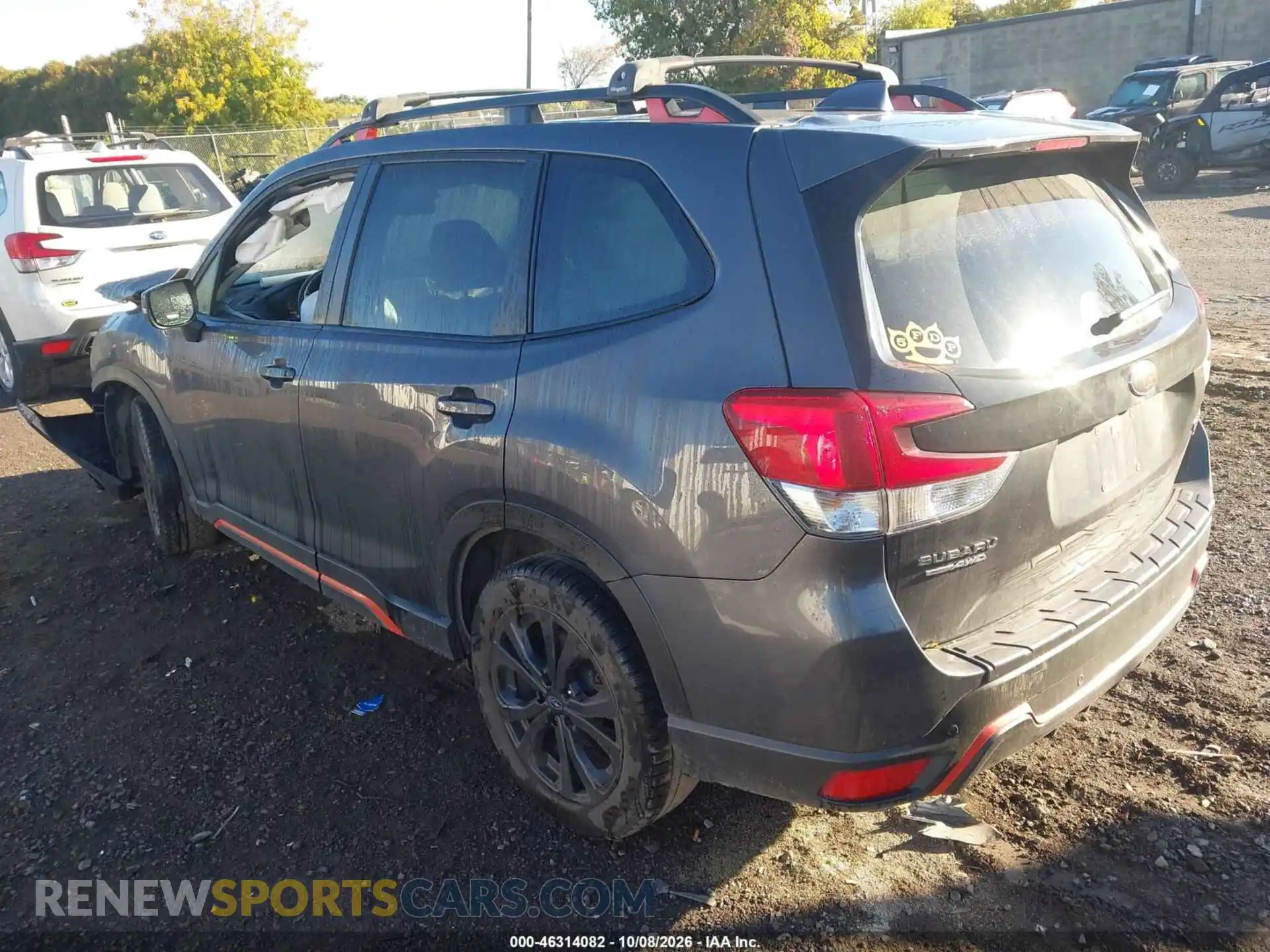 3 fotografías del automóvil dañado JF2SKAJCXPH471717 SUBARU FORESTER 2023