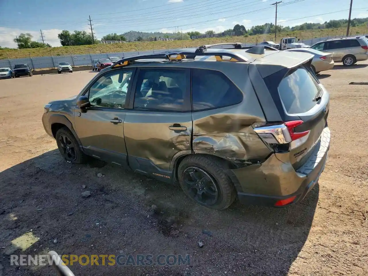 3 Фотография поврежденного автомобиля JF2SKALC6PH400267 SUBARU FORESTER 2023