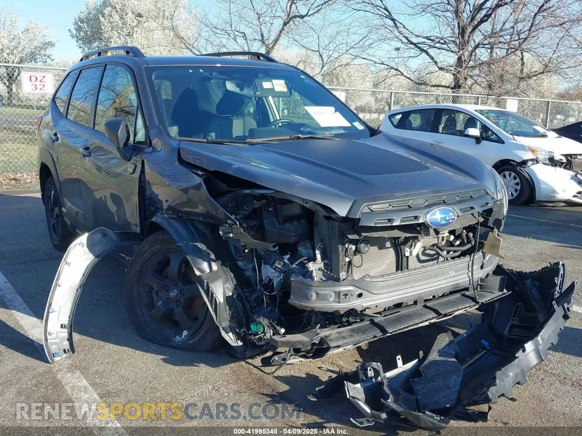 1 Photograph of a damaged car JF2SKALC6PH415254 SUBARU FORESTER 2023