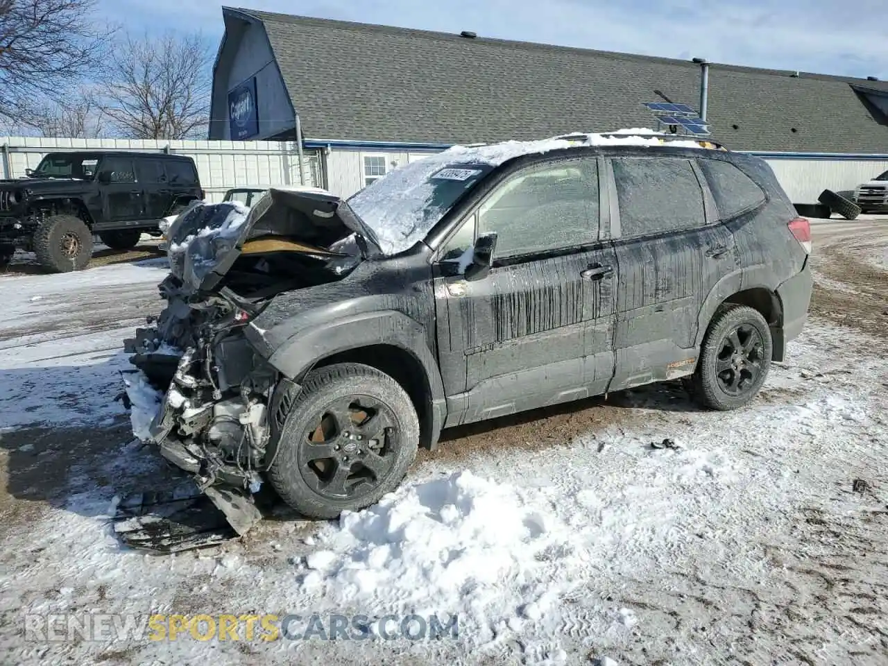 1 Photograph of a damaged car JF2SKAMC0PH424482 SUBARU FORESTER 2023