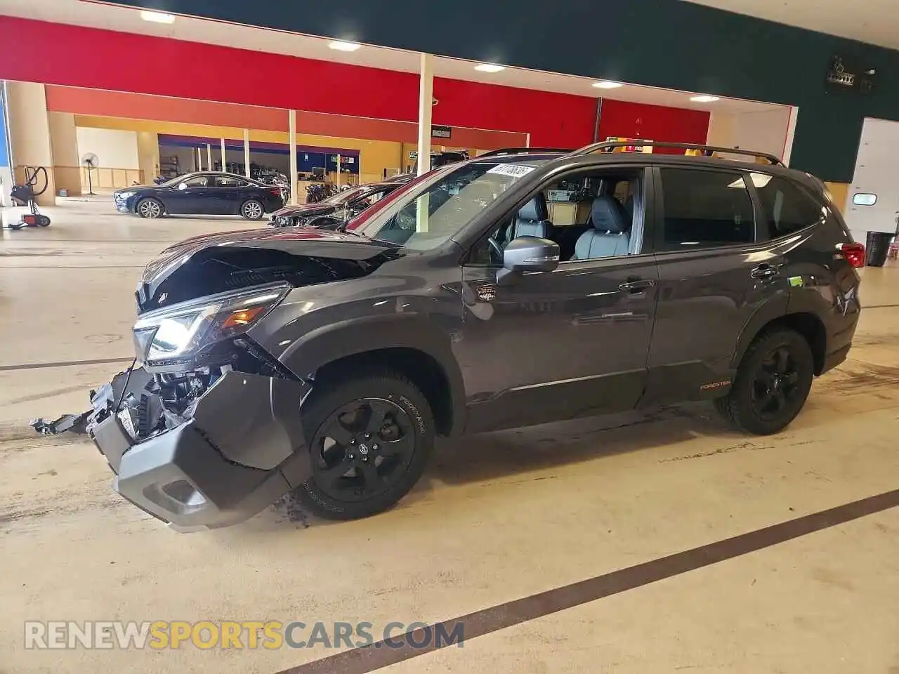 1 Photograph of a damaged car JF2SKAMC0PH488568 SUBARU FORESTER 2023