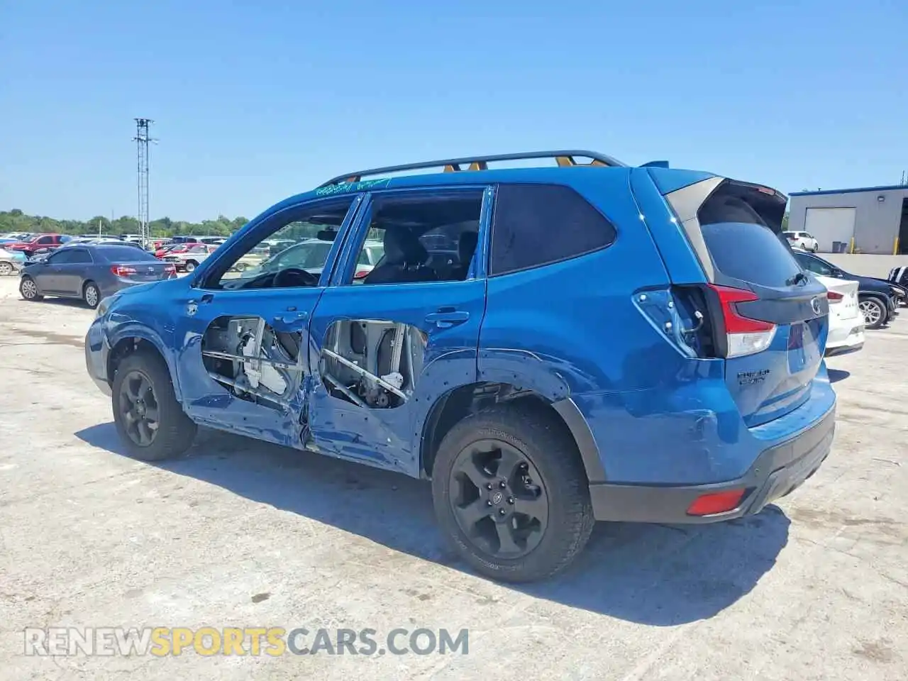 2 Photograph of a damaged car JF2SKAMC1PH415015 SUBARU FORESTER 2023