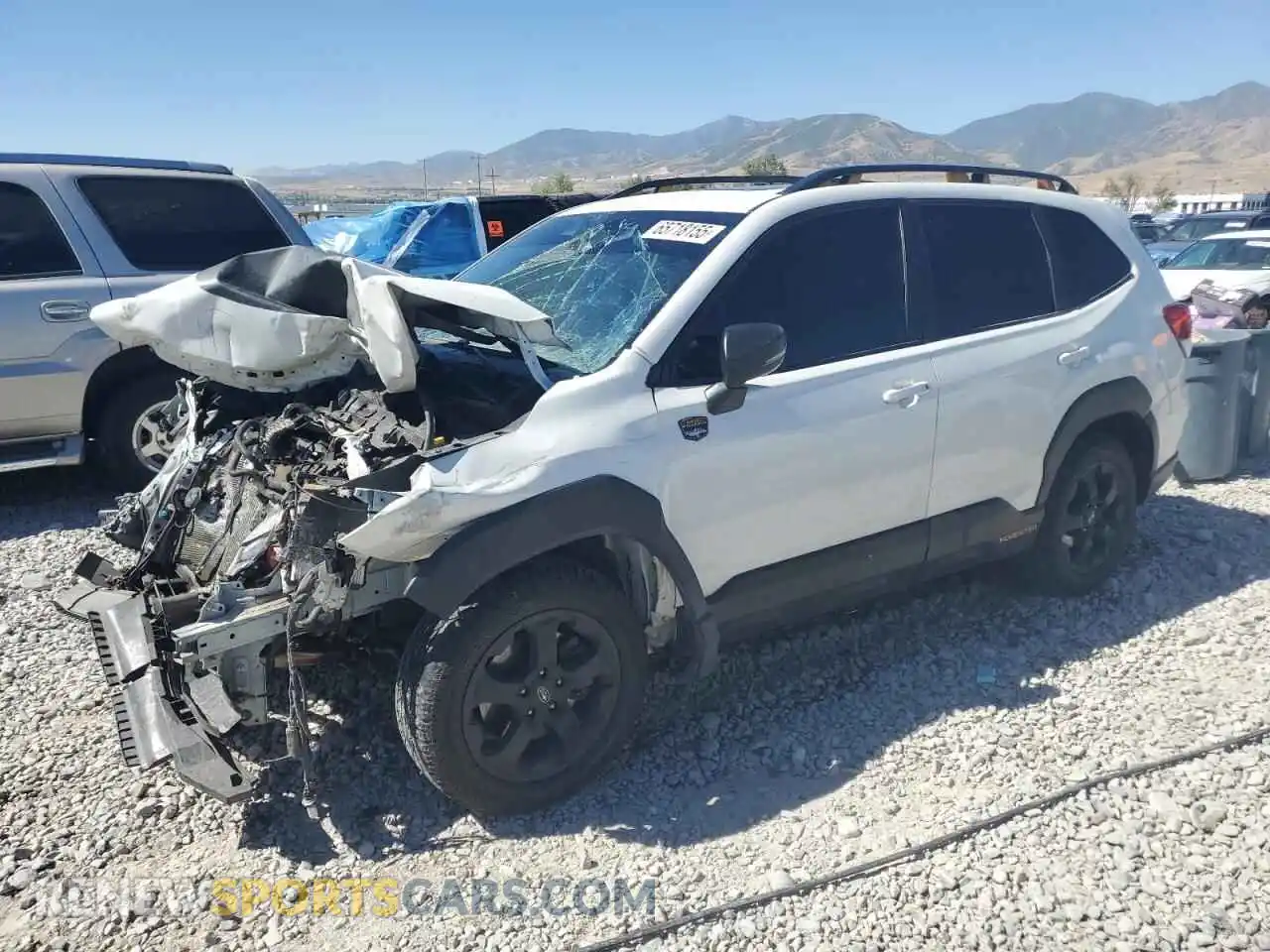1 Photograph of a damaged car JF2SKAMC4PH418085 SUBARU FORESTER 2023