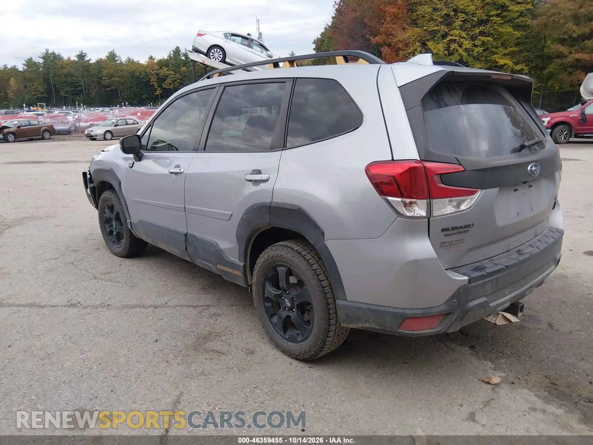 3 fotografías del automóvil dañado JF2SKAMC5PH400954 SUBARU FORESTER 2023