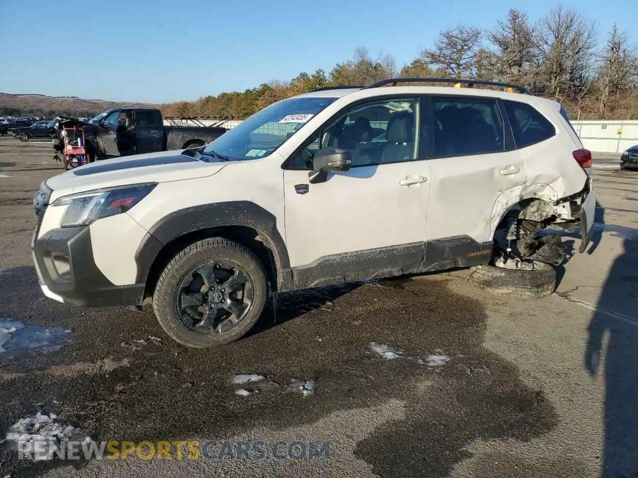 1 Photograph of a damaged car JF2SKAMC6PH414958 SUBARU FORESTER 2023