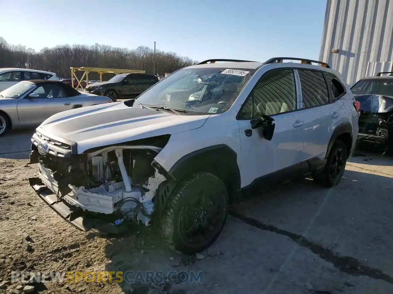 1 Photograph of a damaged car JF2SKAMC7PH409218 SUBARU FORESTER 2023